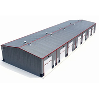 Kit de construction en acier galvanisé durable pour garage, abri, bureau, design moderne, haute résistance au vent, assemblage simple, vis