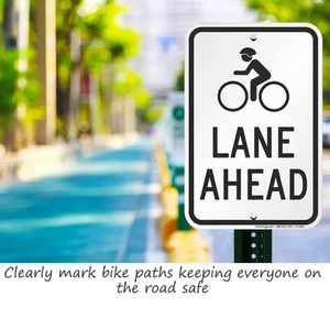 علامات دراجة عاكسة عالية الجودة م علامات السلامة المرورية على الطريق لوحات تحذير علامات في الهواء الطلق لا توجد مداخل دراجة وقوف السيارات - Product Image 6