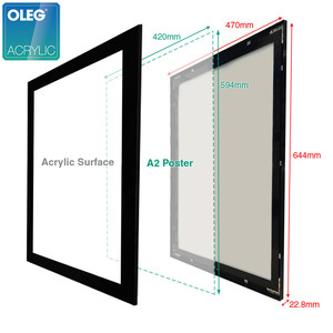 OLEG <strong>High</strong> <strong>Quality</strong> Transparent Dichroic <strong>Light</strong> <strong>Diffuser</strong> Acrylic <strong>Sheet</strong> - Product Image 2