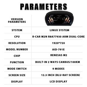 Pour BMW Série 3 E90 E91 E92 E93 2005-2012, tableau de bord LCD 12,3 pouces, panneau cristallin, cockpit, compteur de vitesse, instrument - Product Image 3