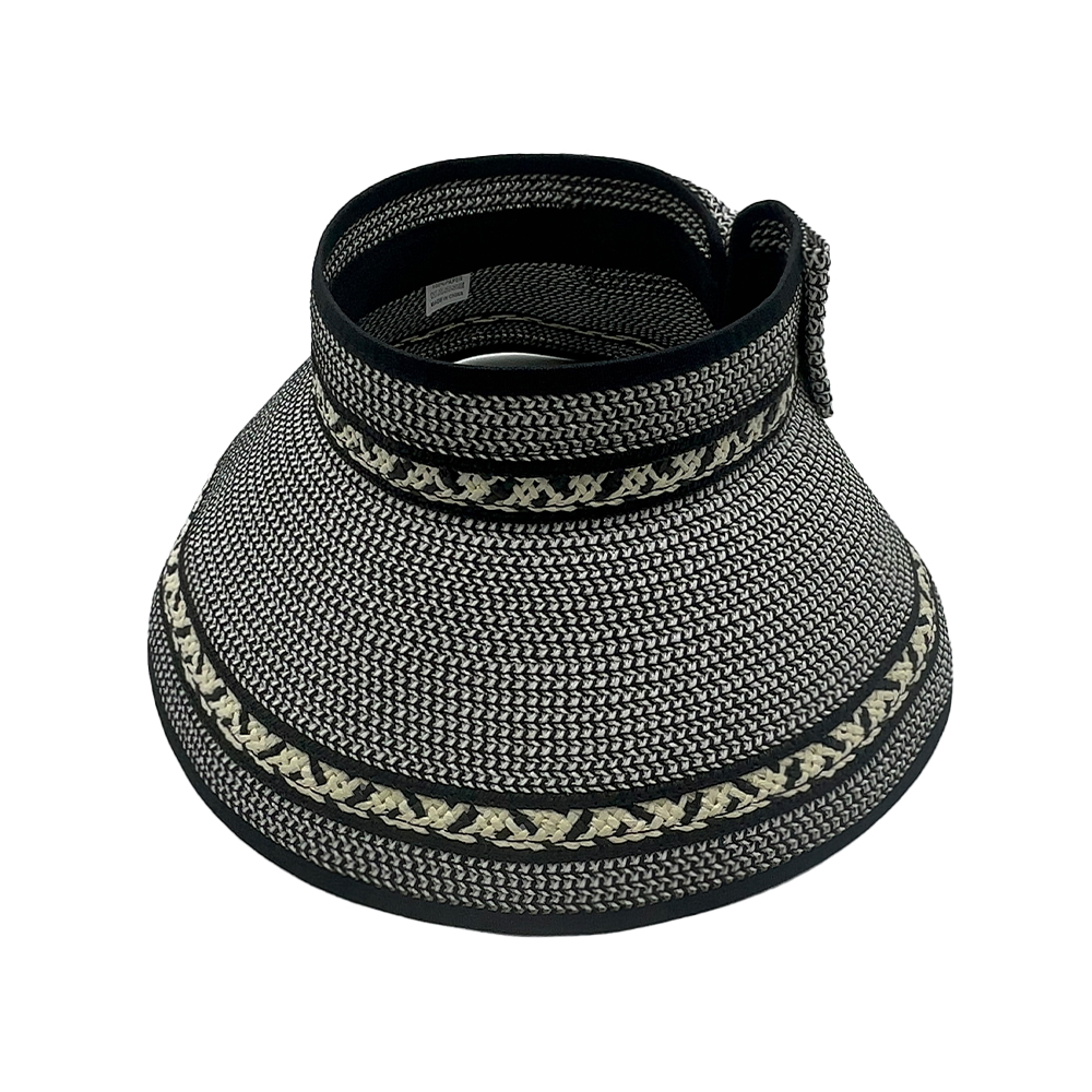New Arrival Summer Korean Style Foldable Bow Straw Top Hat Fashionable Travel Cap Empty Top Promotional Caps