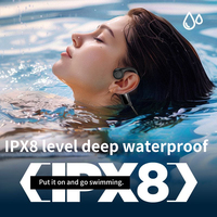 Casque à conduction osseuse X67 Pro, écouteurs étanches pour la natation, écouteurs à oreille ouverte, écouteurs TWS Jieli 7006