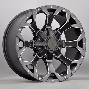 Roues tout-terrain 5x127 5x150 6x139.7 Roues Jantes Moyeux <span class=keywords><strong>Jante</strong></span> 17 18 20 Pouces pour Hilux <span class=keywords><strong>jeep</strong></span> <span class=keywords><strong>wrangler</strong></span> <span class=keywords><strong>JK</strong></span> F150 Tundra Ranger - Product Image 1