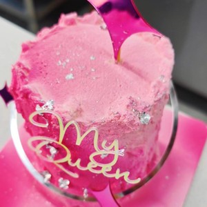 Adorno de acrílico para pastel My Queen con forma de estrella cósmica para el Día de la Mujer, San Valentín, Día de la Madre, decoración de pasteles - Product Image 3