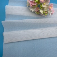 Tissu en maille blanc 100 g/m² extensible ajouré 82 % nylon + 18 % élasthanne pour sous-vêtements et caleçons sexy