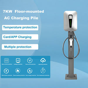 Estación de Carga de Piso CA 7/14/22kW, Estación de Carga Comercial para Vehículos Eléctricos Tipo 2, Compatible con OCPP1.6, Estándares de Carga IP54 - Product Image 4