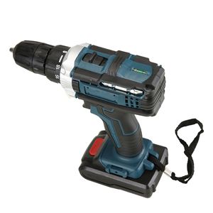 12V Lithium Battery Dual-speed Rechargeable <b>Drill</b> 21V Multi-functional Household Screwdriver <b>Hand</b> AT-CD2102-24 Household Use Dec - Product Image 3
