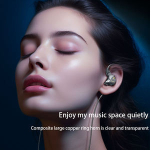 Auricolari In-Ear Hi-Fi con Driver Dinamici 2DD e Armatura Bilanciata, Cuffie Monitor Cablate di Alta Qualità con Microfono - Product Image 3