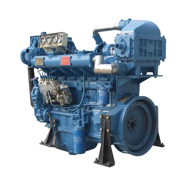 Hot sale marine engine made in china R4105C 4cylinder marine diesel engine with gearbox for best price