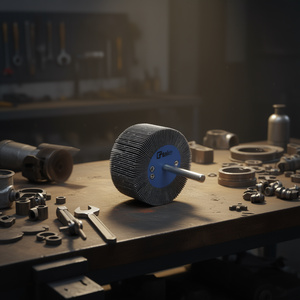 แผ่นขัดกระดาษทรายแบบวงล้อ 50x30 มม. แกน 6 มม. ความหยาบ 60 กริต สำหรับงานเจียร - Product Image 3