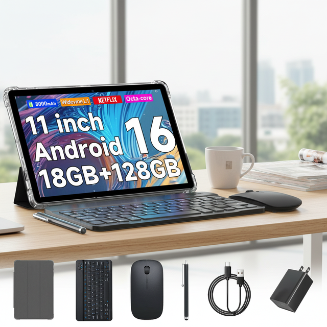 10.95 Inch 5G WiFi Android Tablet PC 128GB IPS Screen Octa Core Gaming Business Tablet
