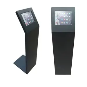 Zware Anti-Diefstal Vloer Staande Tablet Kiosk Display Stand Voor Ipad/Android Tablet Kiosk Vrijstaand Beveiligd