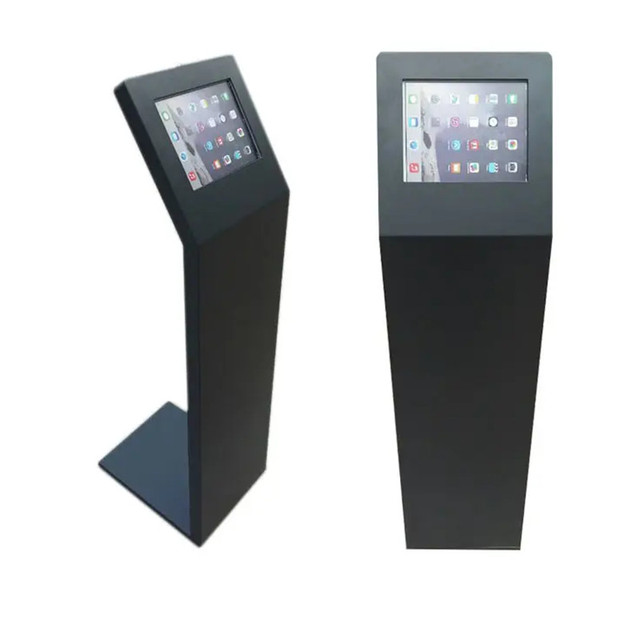 Heavy Duty Anti-Theft Floor Standing Tablet Kiosk Display Stand for IPad/Android Tablet Kiosk Free Standing Secure