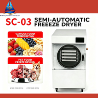 Semi/automatische vacuümvriesdrogerpomp, 1 jaar garantie, energiebesparend, multifunctioneel voor voedselverwerking, fruit, vlees, dierenvoer