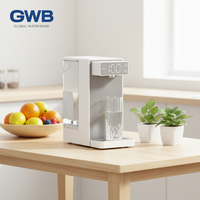 Distributeur d'eau chaude et froide électrique GWB GT24 3L, chauffage rapide, écran LED, plastique écologique, sûr, portable, design intelligent