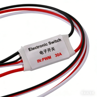 Interrupteur électronique PWM 30A, télécommande, relais RC, courant élevé pour drone FPV UAV, charge utile légère 10g, connecteur JR JST, modèle