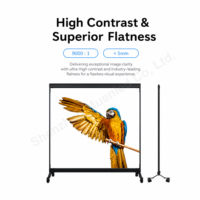 Écran LED holographique intérieur P3.91 2008x2449mm, écran LED transparent pour la publicité