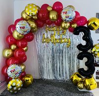 Kit de guirlande de ballons en plastique réglables avec bases remplissables et pinces à ballon pour sac à eau Pompe manuelle