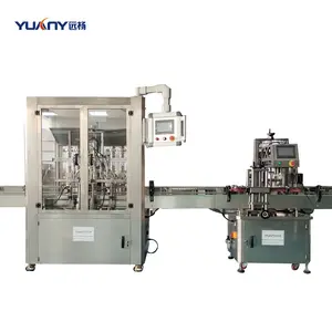 air drive cosmetic cream paste and foam products sauce bottling automatic bottle filling line for liquids