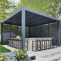 Catei — kit de Pergola à lame en aluminium, pour maison et Patio, serrure intelligente, lames en aluminium