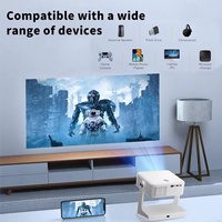 Officiellement Google-TV Smart Android 13 Auto Focus Keystone 4K WiFi 6 Audio Native 1080P Portable Home Cinéma Mini Projecteur 3D