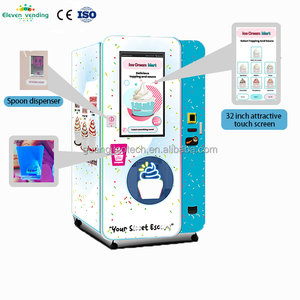 เครื่องจำหน่ายไอศกรีมโยเกิร์<span class=keywords><strong>ต</strong></span>แช่แข็งอัตโนมั<span class=keywords><strong>ต</strong></span>ิ จ่ายเร็วภายใน 40 วินาที หน้าจอสัมผัส 32 นิ้ว รับชำระเงินแบบไร้เงินสด ผู้ผลิ<span class=keywords><strong>ต</strong></span> OEM ODM - Product Image 5