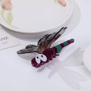 مشابك شعر على شكل اليعسوب مصنوعة من الأسيتات، مشابك شعر كرتونية لطيفة بتصميم حيواني وشعار مخصص، مشابك شعر بالجملة - Product Image 5