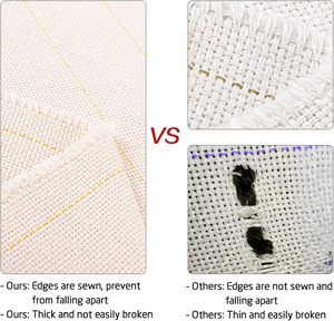 Tela de bordado DIY para principiantes con marcadores, tela de respaldo para alfombras, tela para tufting de alfombras - Product Image 4