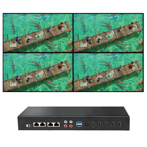 Thế hệ mới 1x4 <span class=keywords><strong>multiviewer</strong></span> 4k hiển thị V4C-RK3568 Splitter <span class=keywords><strong>TV</strong></span> Video tường điều khiển 1x3 2x2 video tường bộ vi xử lý - Product Image 4