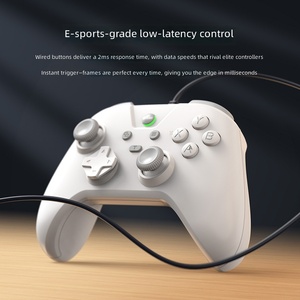 คอนโทรลเลอร์เกมแบบมีสายซิลิโคนเจล G4 รุ่นใหม่ ปี 2026 สำหรับ <span class=keywords><strong>PC</strong></span>/<span class=keywords><strong>Steam</strong></span>/Android  ใช้ได้กับเกมอีสปอร์ต - Product Image 4