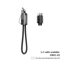 Câbles USB C vers USB C 65W, câble de charge de type C, cordon, sangle de téléphone, conception de sangle, câble de données pour iPhone Samsung