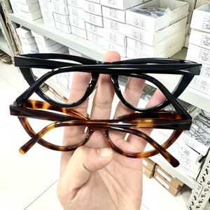 <span class=keywords><strong>2026</strong></span> 신상품 고품질 두꺼운 아세테이트 소재 광학 안경테 캣아이 솔리드 아세테이트 안경테, 혼합 도매 유니섹스 - Product Image 4