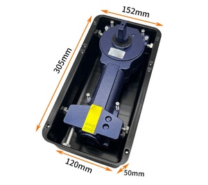 Fabricant de charnières de porte en verre sans cadre dissimulées en acier en Chine - Product Image 6