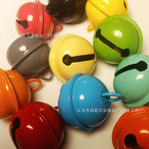Ornement pour animaux de compagnie en fer de la ville de Yiwu, 18 mm, 22 mm, couleurs mélangées, décorations de Noël - Product Image 1