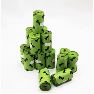 Sacs à déjections canines biodégradables et résistants en plastique et polyester, à base d'amidon de maïs, compostables, anti-fuites, extra épais, non parfumés - Product Image 1