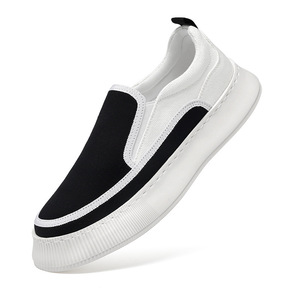 Nueva Llegada 2026 Zapatillas Casuales de Lona para Hombre, Estilo Slip-On, Suela Gruesa, Resistentes al Desgaste, Zapatos para Caminar - Product Image 5