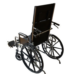 W70 גבוהה באיכות reclinable משענת כיסא גלגלים ידנית עם נתיק הרמת <span class=keywords><strong>legrest</strong></span> עם פלסטיק handrim - Product Image 3