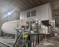 Máquina para la fabricación de papel cultural Fourdrinier, línea de producción de papel para imprimir, cuadernos y hojas A4 recicladas a partir de papel usado