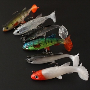 SWORDFISH Leurre souple en silicone 9cm 14g, type Minnow coulant à queue en T, avec hameçons, pour la pêche en eau salée, pour Pêcheur de poisson-chat, Carpe et Pêcheur de poisson-sabre, modèle Tasmanian Devil - Product Image 2