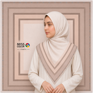 Foulard carré en mousseline turque imprimée de luxe, doux au toucher, respirant, pour femme, hijab, vente en gros, OEM - Product Image 3