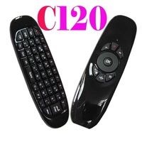 Mini Teclado Inalámbrico 2.4GHz C120, Recargable, con Control Remoto Universal para TV