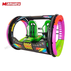 Coche de Diversión Giratorio de 360 Grados, Coche Giratorio de 180 Grados con Posición de Pie de Cabeza hacia Abajo, Coche Eléctrico de 2 Plazas <span class=keywords><strong>Leswing</strong></span> Happy Rotating para Adultos - Product Image 3