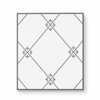 Plafonds carrés en aluminium 600x600, panneaux de plafond suspendus ignifuges laminés avec film PVC, grille pour sous-sol d'hôpital