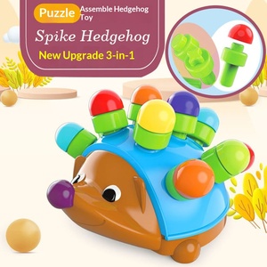 Juguete <span class=keywords><strong>de</strong></span> Rompecabezas <span class=keywords><strong>de</strong></span> Erizo <span class=keywords><strong>de</strong></span> Plástico para Educación Temprana Montessori, Entrenamiento <span class=keywords><strong>de</strong></span> Concentración para Bebés, <span class=keywords><strong>Desarrollo</strong></span> Sensorial - Product Image 2