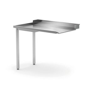 Tavolo di Scarico per Lavastoviglie Commerciale HENDI, Lato Sinistro 1000x700x(H)850mm, con Sterilizzazione - Product Image 1
