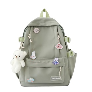 Customisable Large Capacity Waterproof Nylon School Daypack for Students University Teens Fashionable Zipper Closure Unisex - Product Image 4
