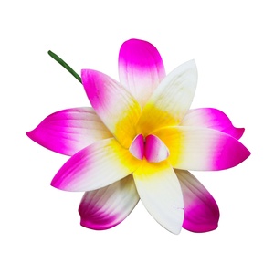 Hawaiano floral accesorios <span class=keywords><strong>para</strong></span> el cabello flor de la orquídea <span class=keywords><strong>pelo</strong></span> artificial de la flor de espuma <span class=keywords><strong>pelo</strong></span> - Product Image 3