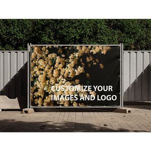 Custom Large PVC Fence Mesh Eco-Friendly Durable Advertising <b>Banner</b> Digital Print Outdoor Vinyl with Grommets for Trade Shows - Product Image 5