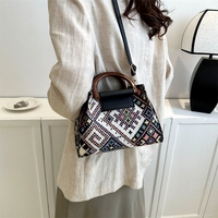 Nouveaux sacs d'été de style ethnique, sacs à main tendance à carreaux pour le quotidien, sacs à bandoulière élégants et sacs bandoulière décontractés à la mode