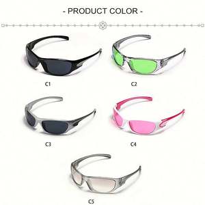 Gafas de Sol Deportivas de Moda para Hombre y Mujer, con Logotipo Personalizado al por Mayor, Gafas de Ciclismo Punk - Product Image 5